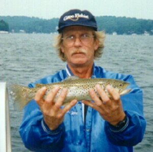 Pat Lange's silver sided brown trout.
