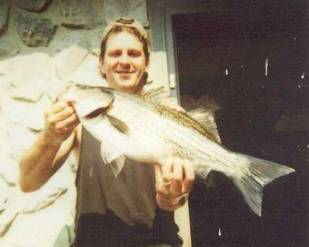 Ken Slemack's 8lb. striper