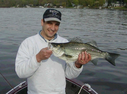 Len Stelmack with 6.4 lb striper