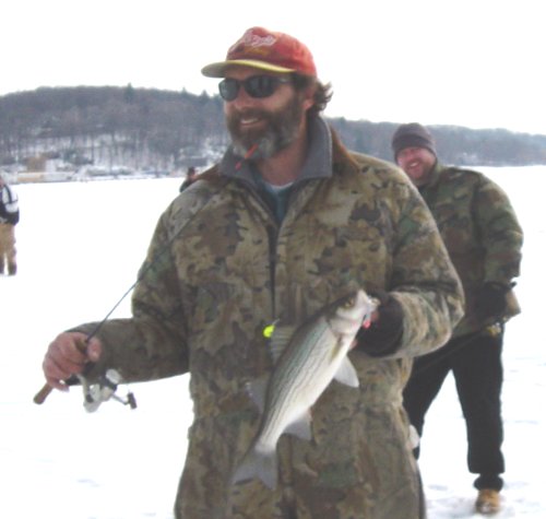 Bob Neals with striper