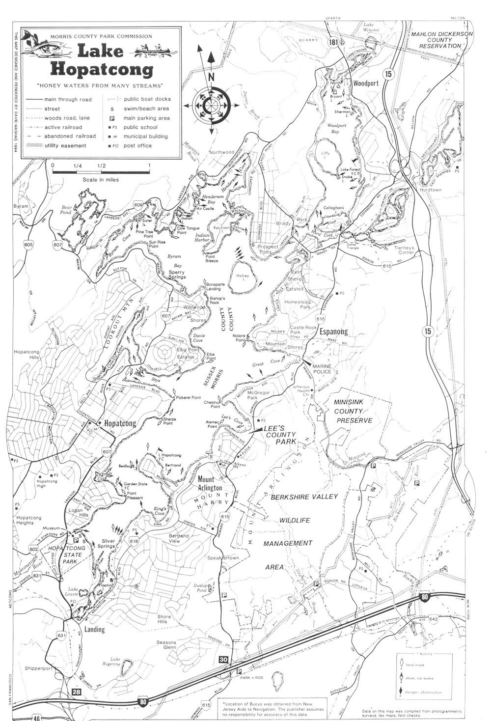 Lake Hopatcong Chart