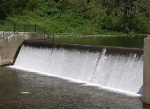 The dam at the state park